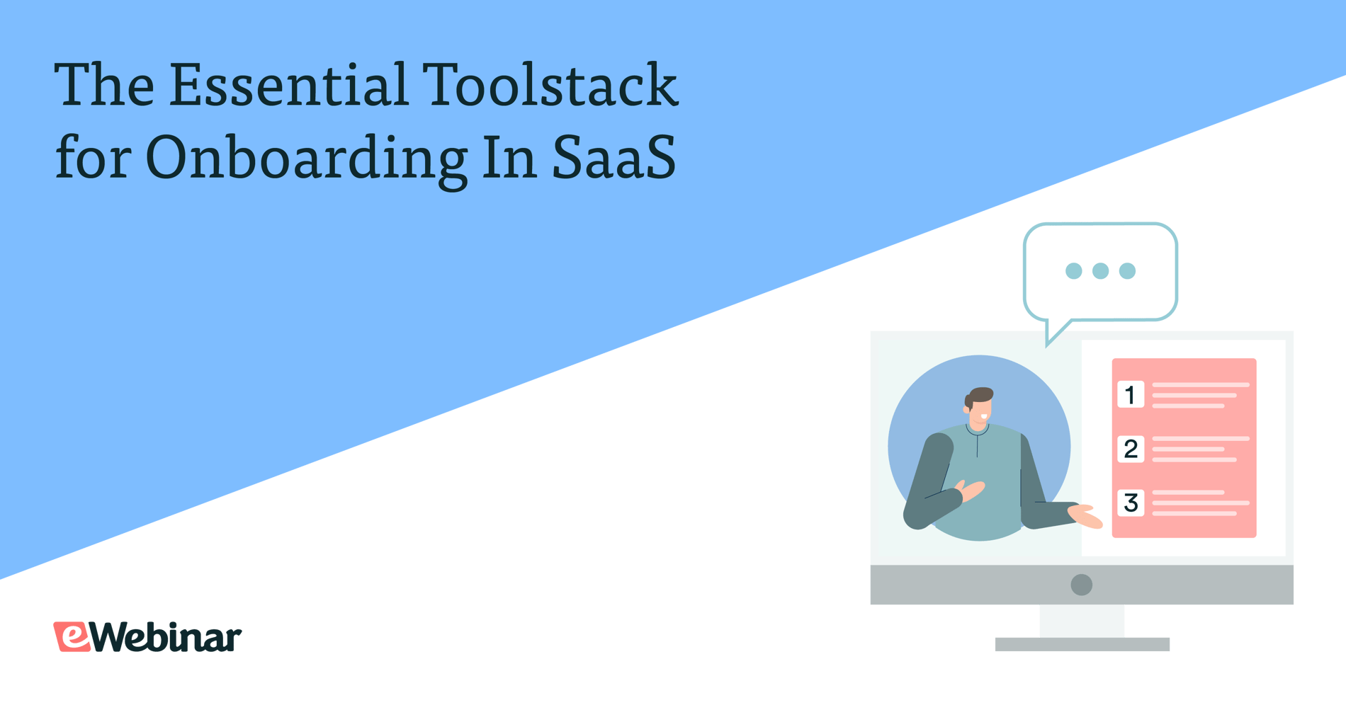 The Essential Toolstack for Onboarding In SaaS - con eWebinar, Userpilot, herramientas de automatización del correo electrónico y herramientas de chatbot/soporte