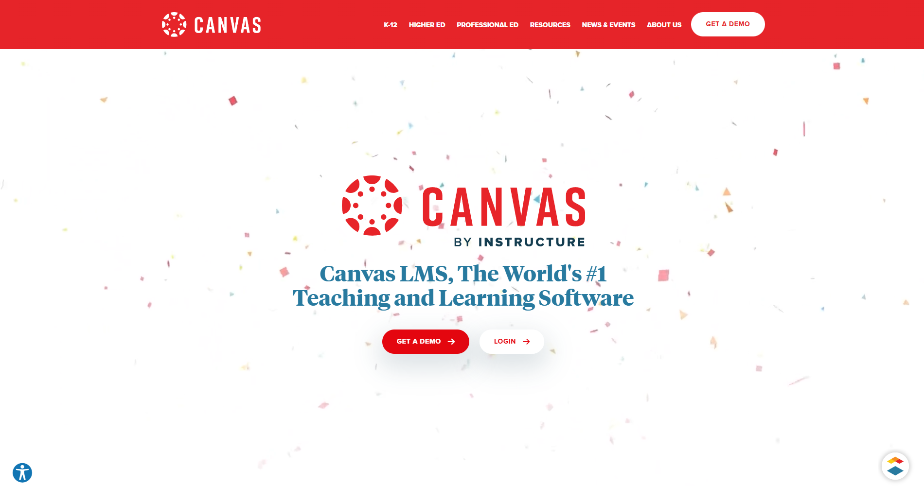 Canvas-homepage