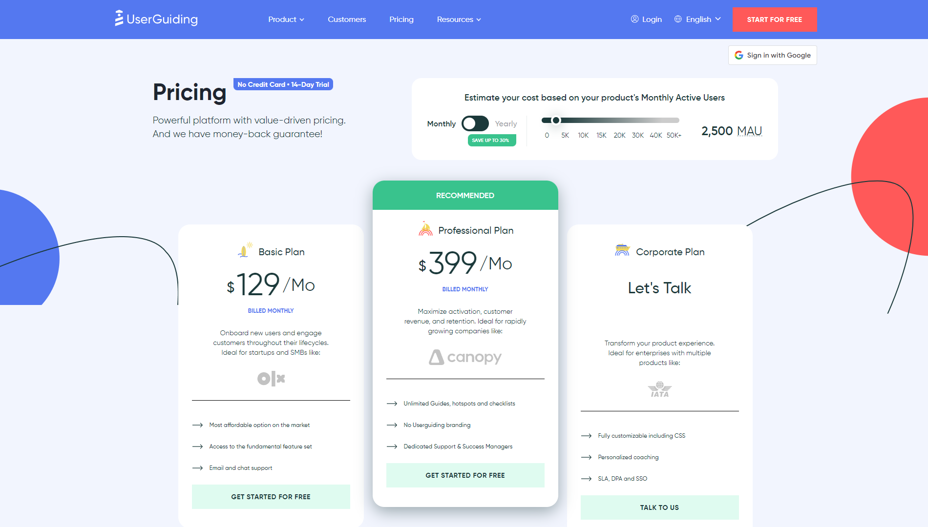 UserGuiding-pricing