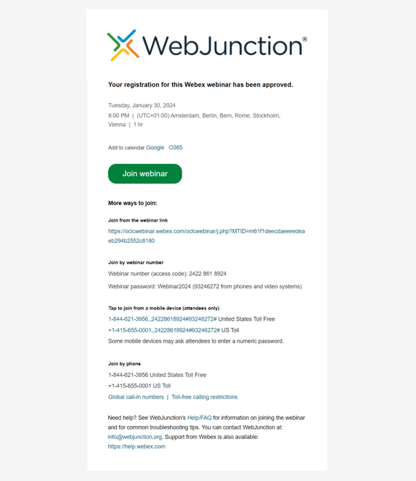 WebJunction-webinar-confirmación-email