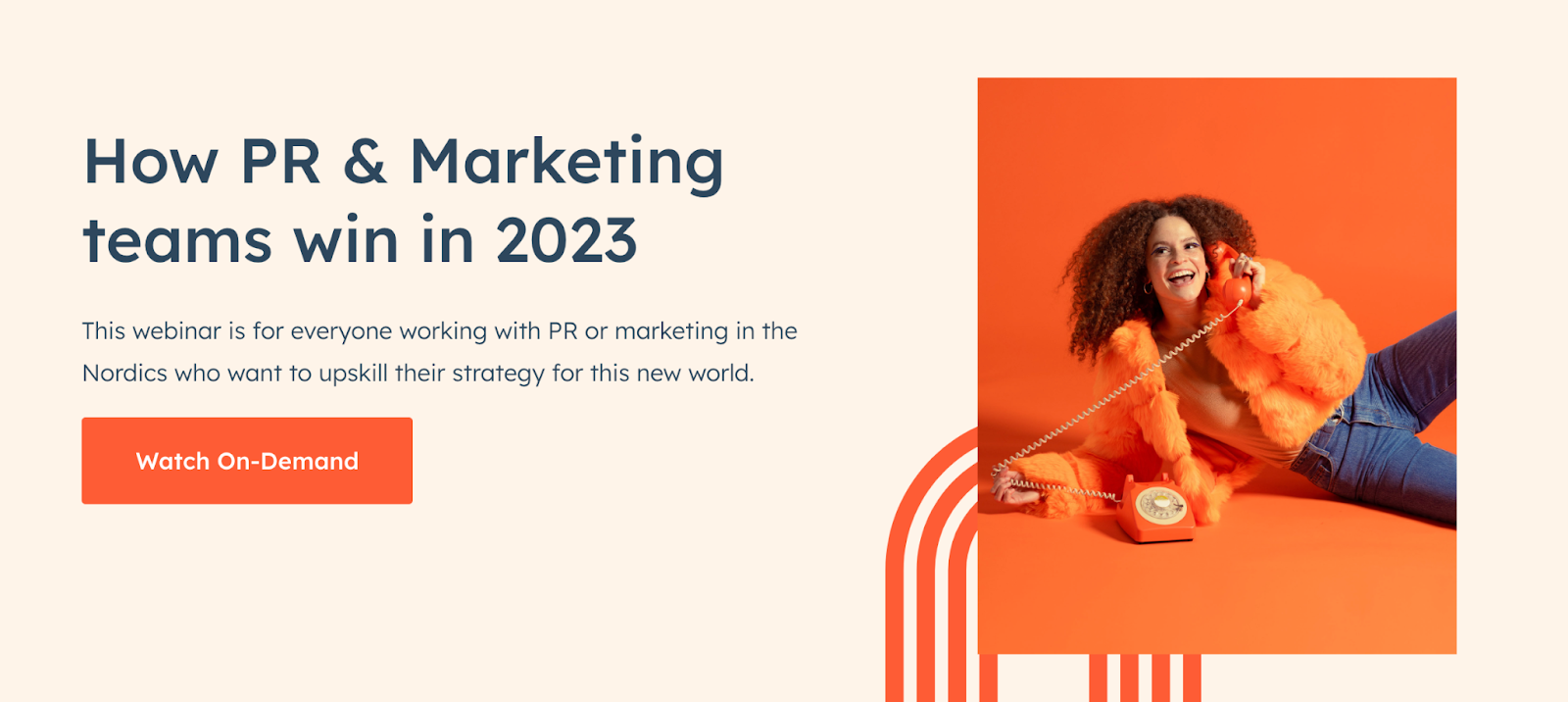 Título del seminario web-Cómo ganarán los equipos de relaciones públicas y marketing en 2023