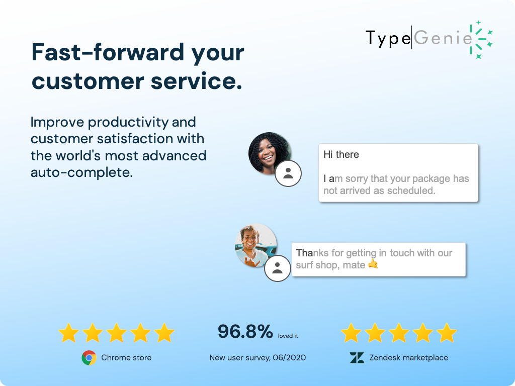 Zendesk-TypeGenie-integration