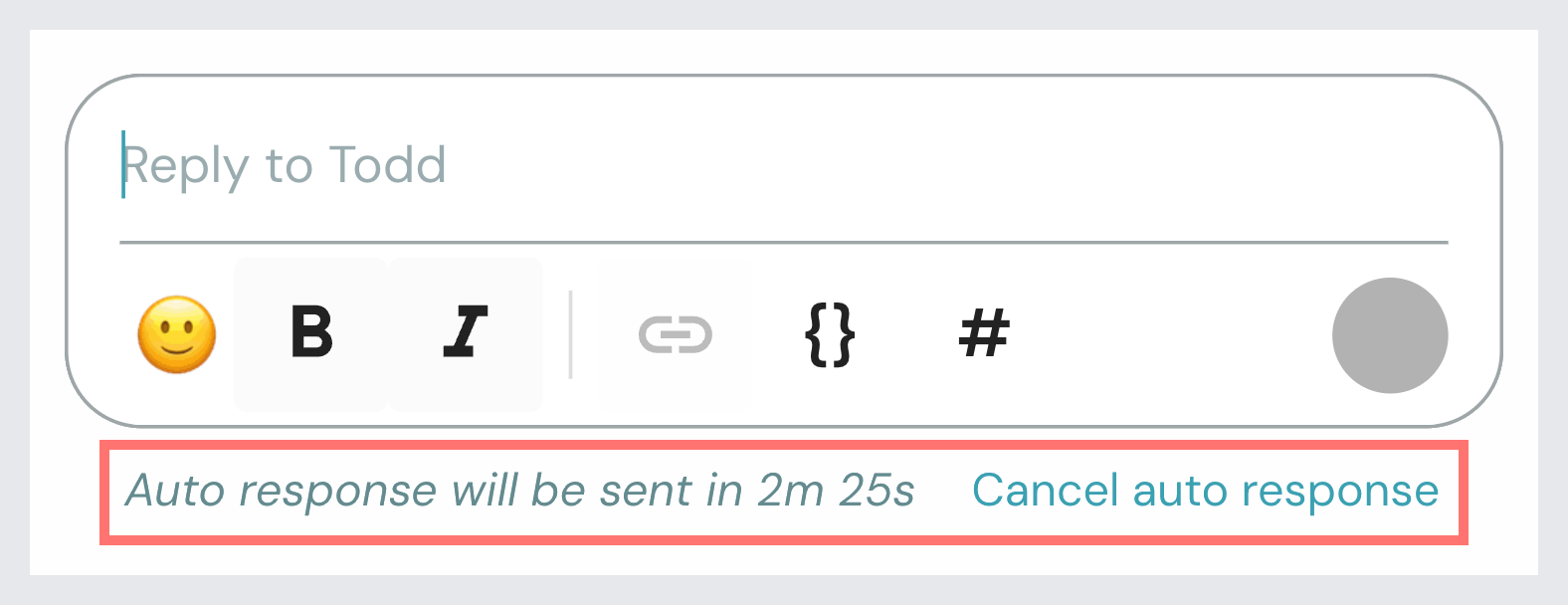 cancel auto response v2