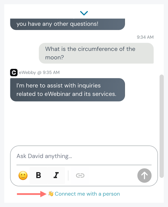 connect with a person v2