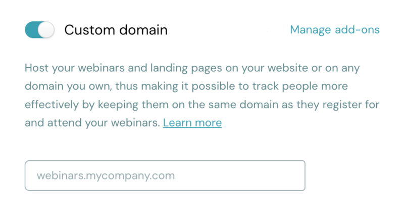 dominio personalizado