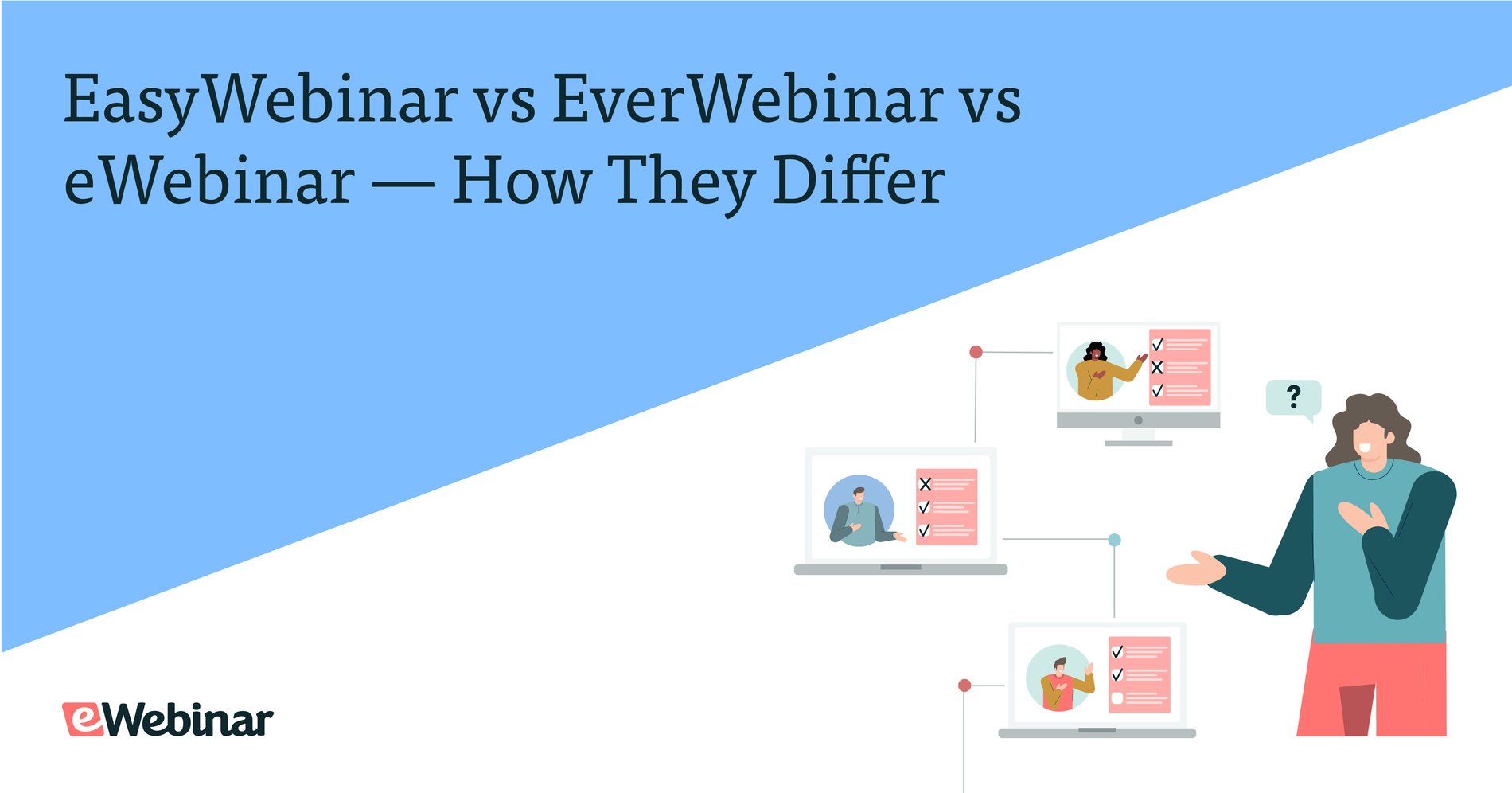 EasyWebinar vs EverWebinar vs eWebinar - Cómo se diferencian