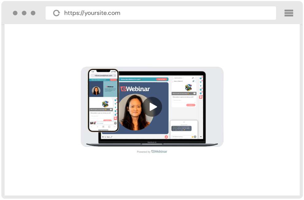 reproductor incrustado