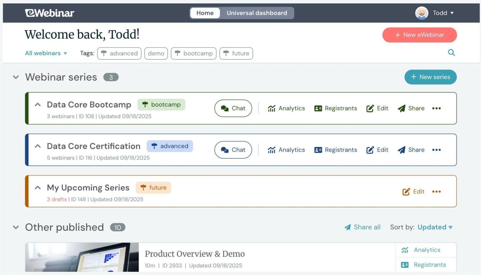 eWebinar: Webinar Series (Datacore Bootcamp and Certification)