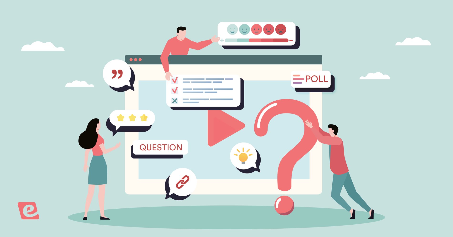 Las mejores preguntas de la encuesta del seminario web para hacer antes, durante y después