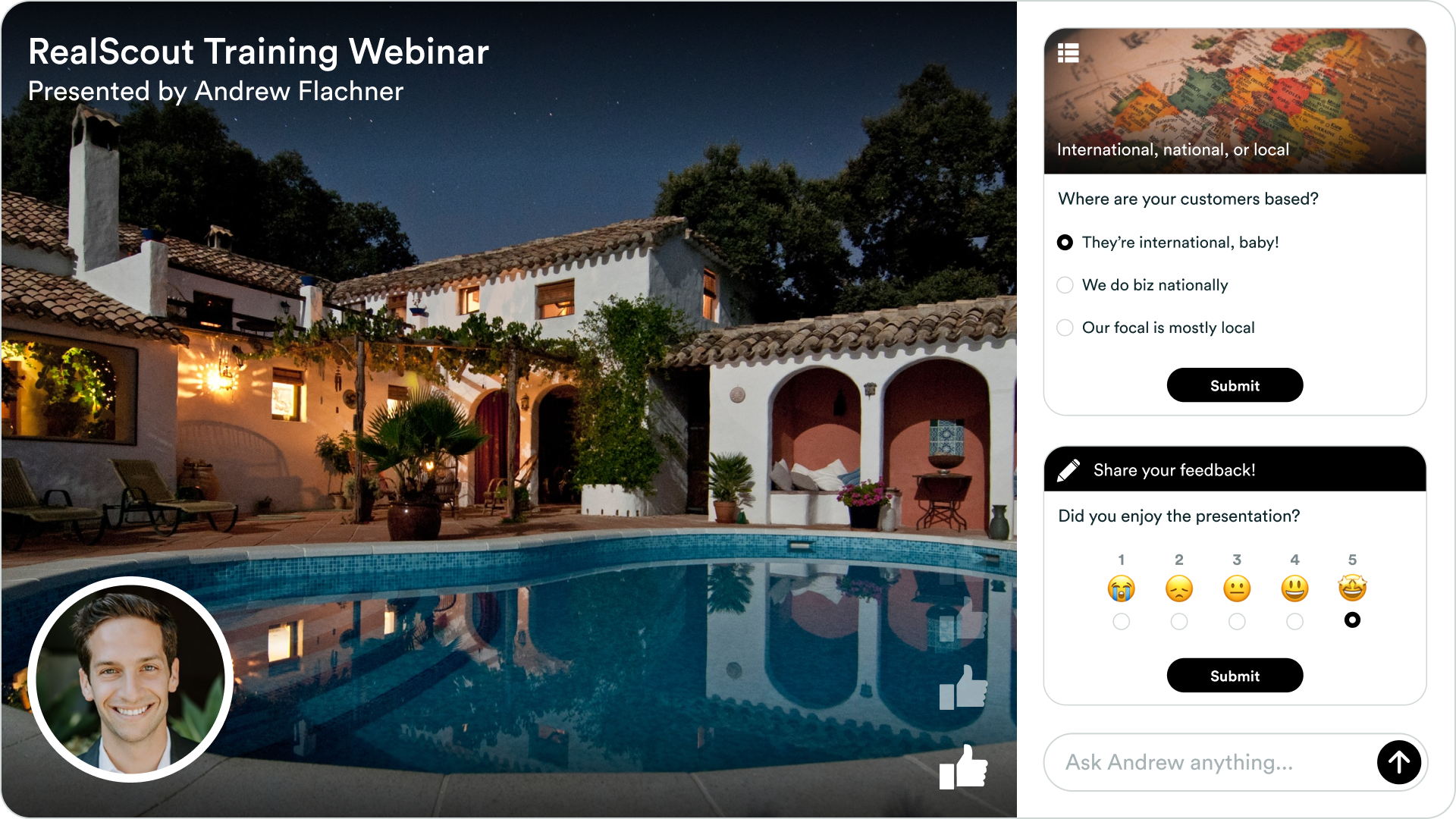 Sala de seminarios web de eWebinar