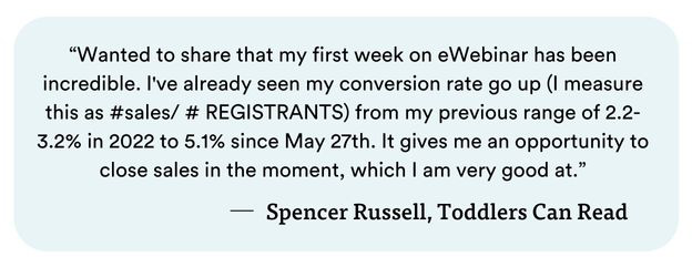 El eWebinar ha sido increíble - Spencer Russell de Toddlers Can Read